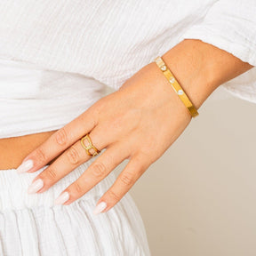 Bracelete Catherine Banhado em Ouro 18k - Murano Joias
