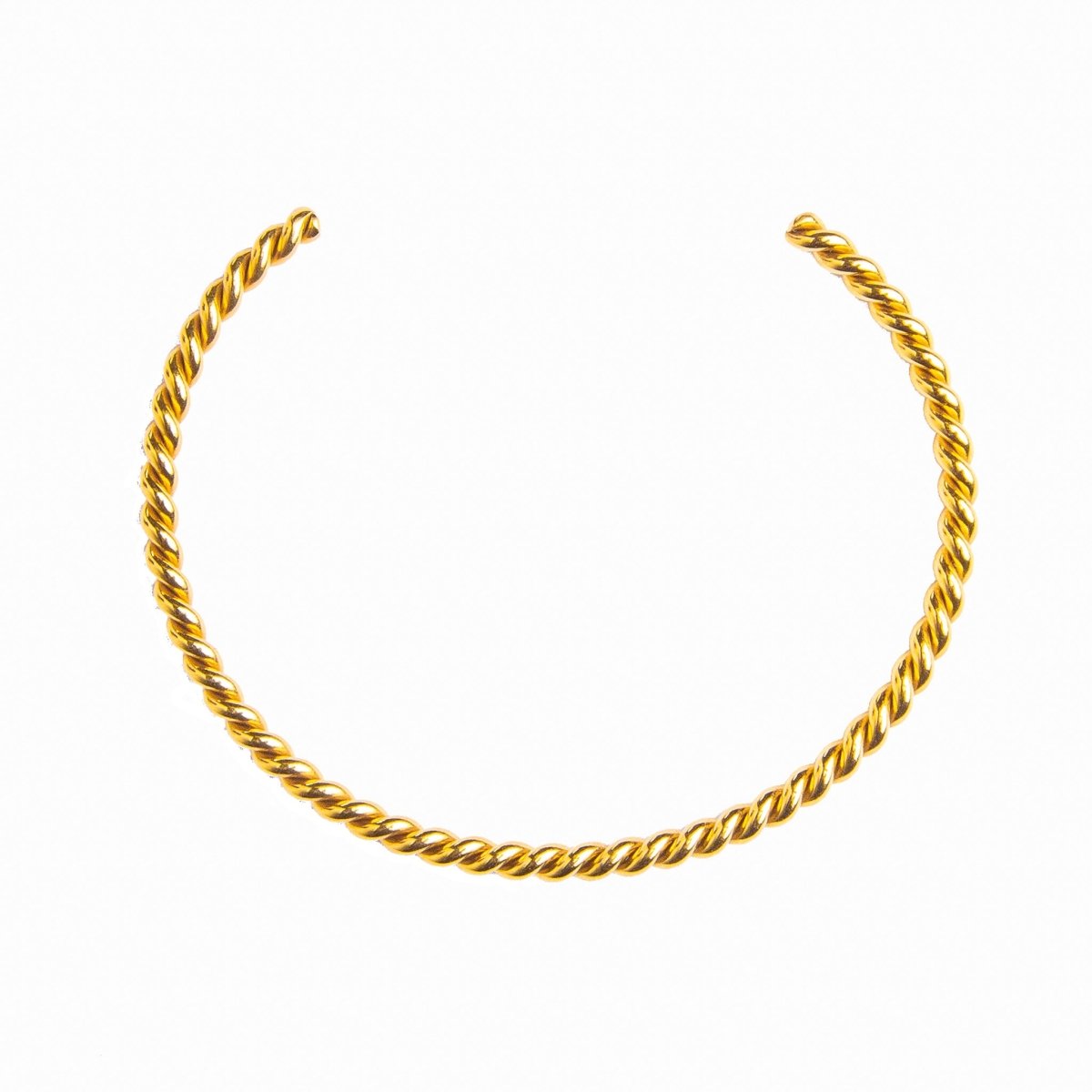 Bracelete Twist Banhado em Ouro 18K - Murano Joias