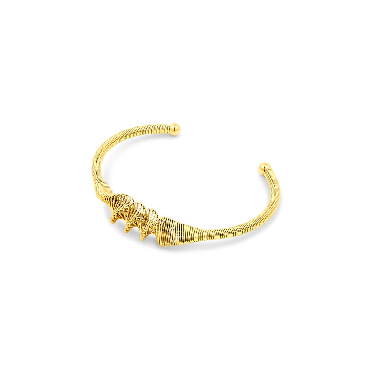 Bracelete Wave Banhado em Ouro 18K - Murano Joias
